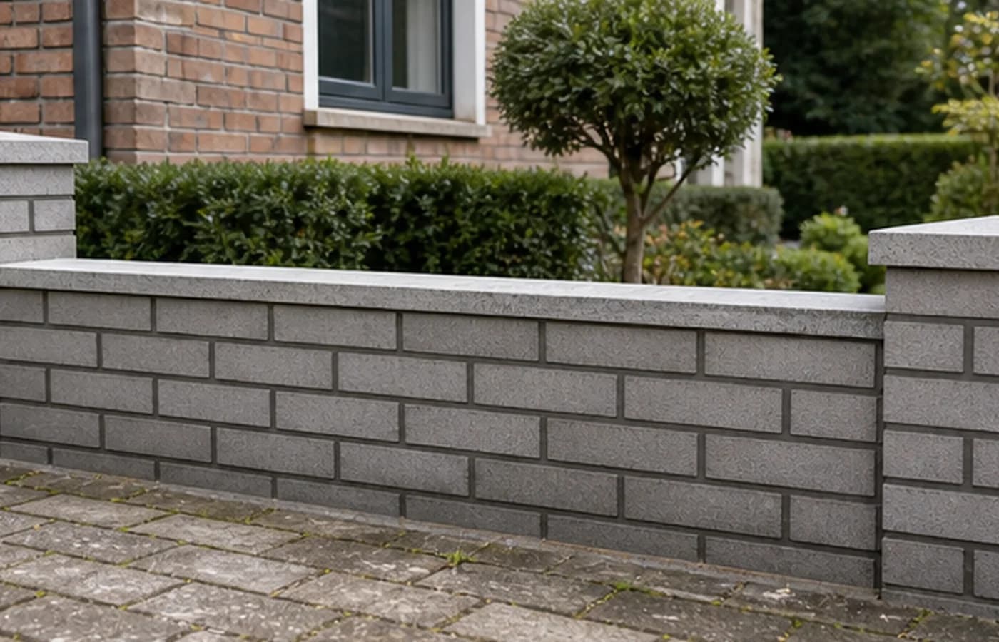 Après - Mur extérieur repris
