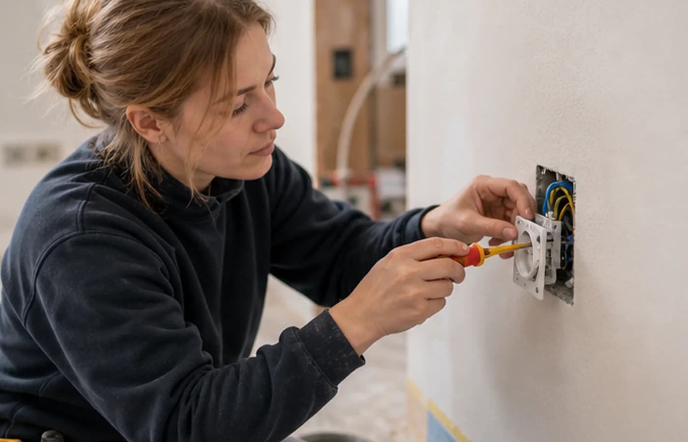 Intervention sur tableau électrique et câblage