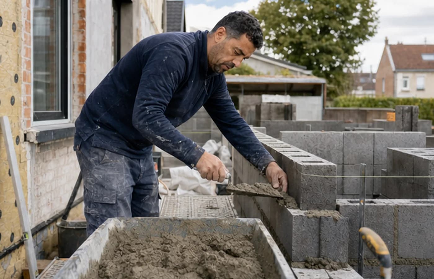 Maçonnerie générale - chantier réalisé par Altiora