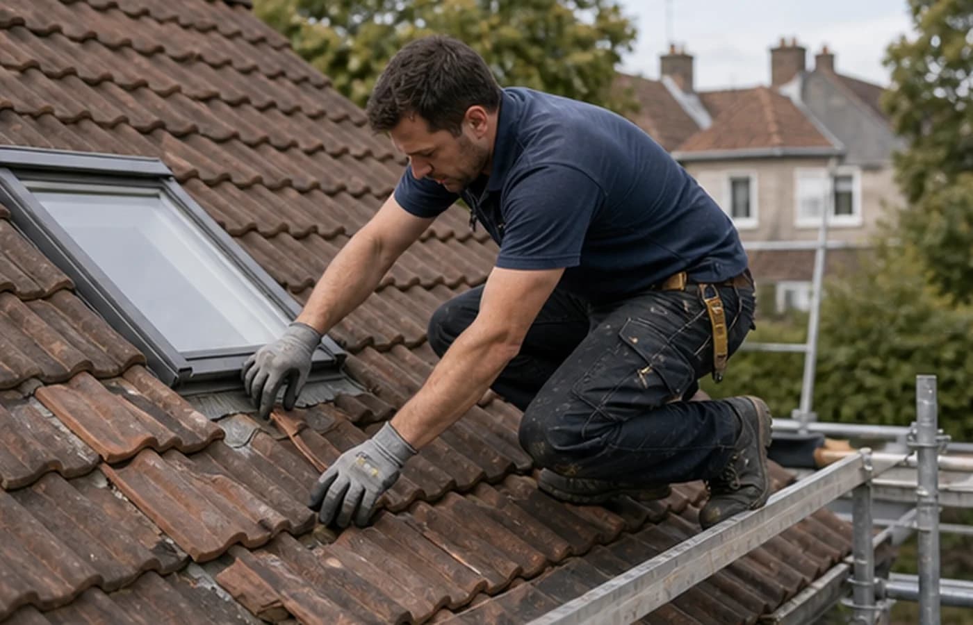 Toiture - chantier réalisé par Altiora