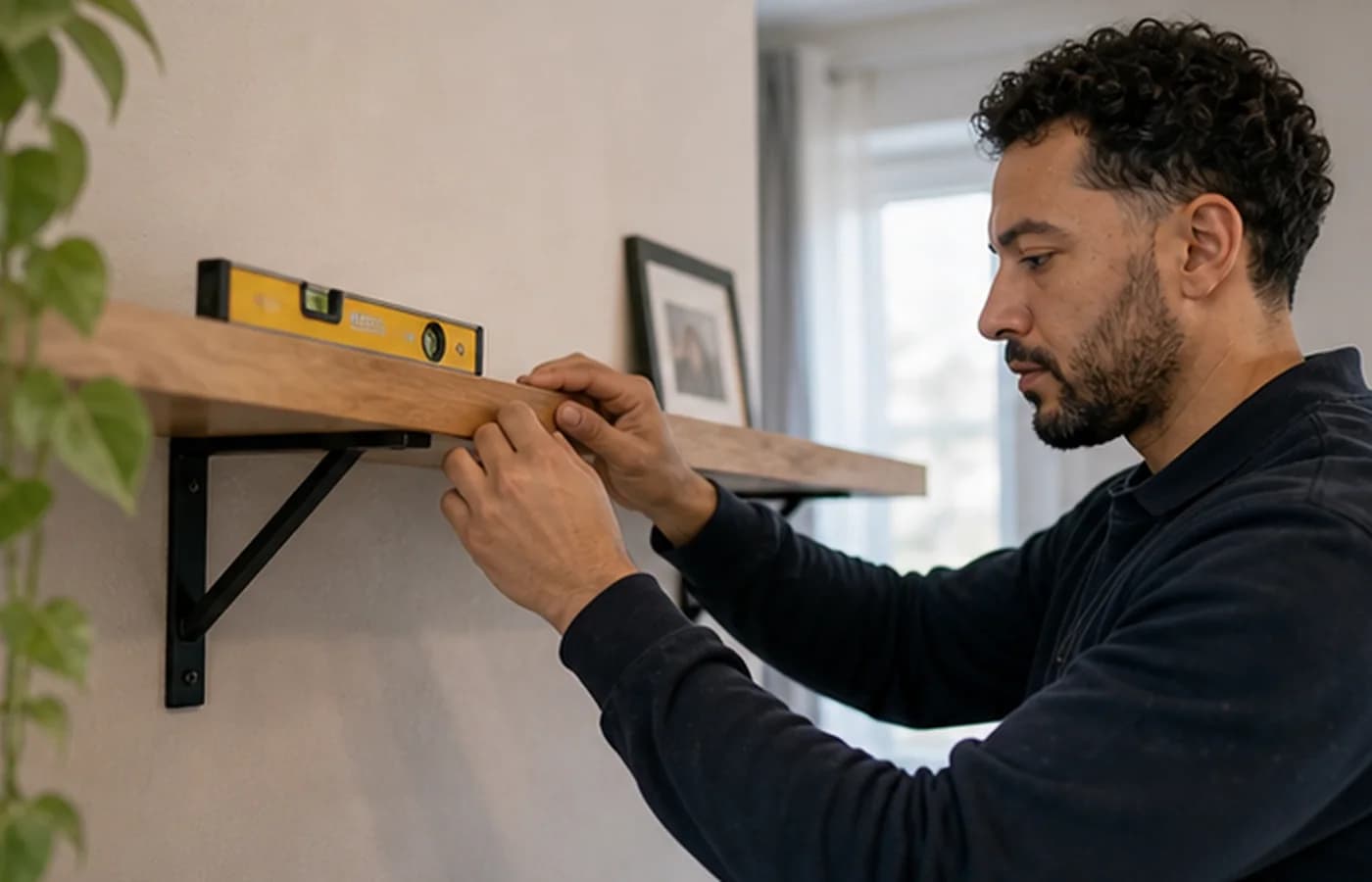 Intervention de finition et fixation à domicile