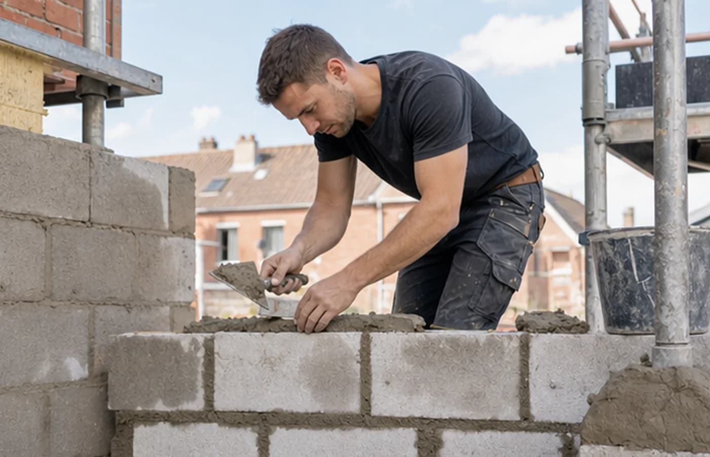 Maçonnerie générale - chantier réalisé par Altiora