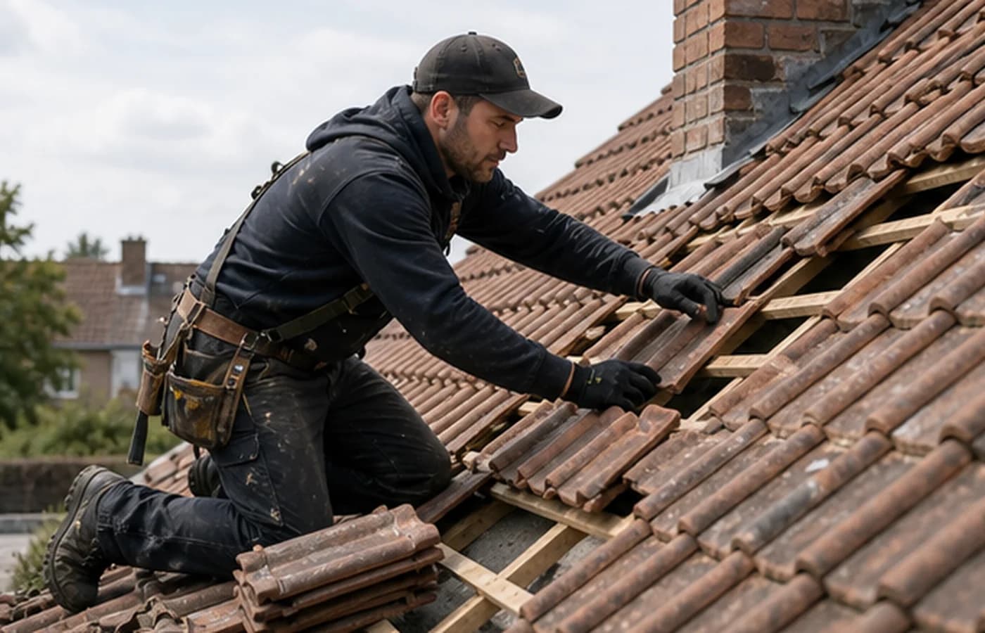 Toiture - chantier réalisé par Altiora